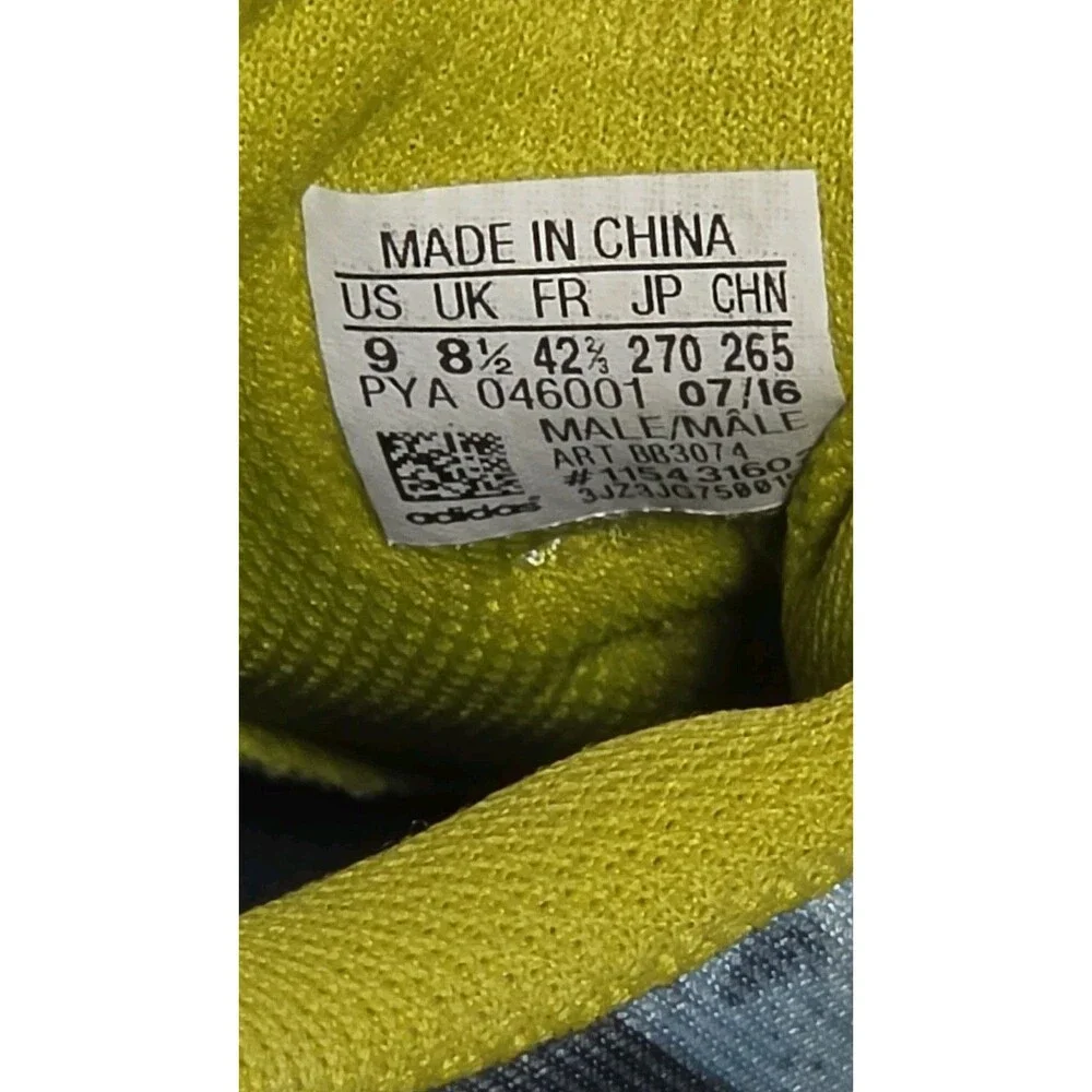 Size 9 adidas Powerlift 3 Yellow